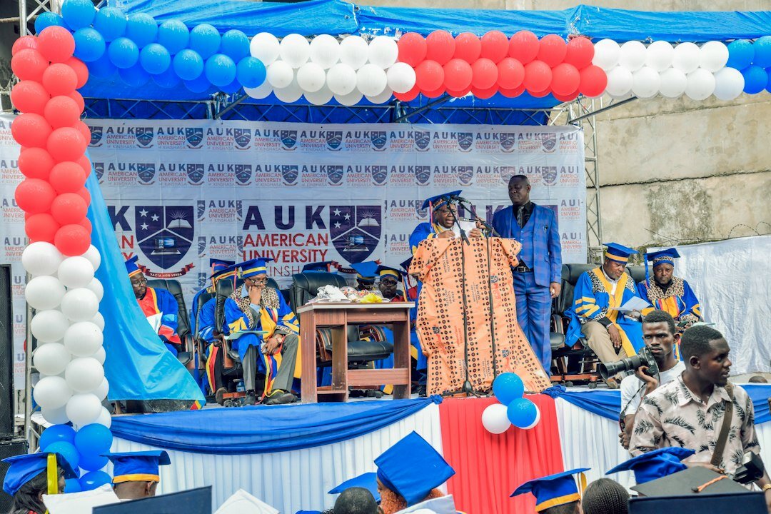 graduation ceremony stage
