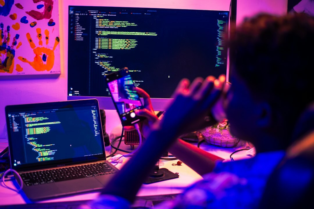 fun coding game on screen